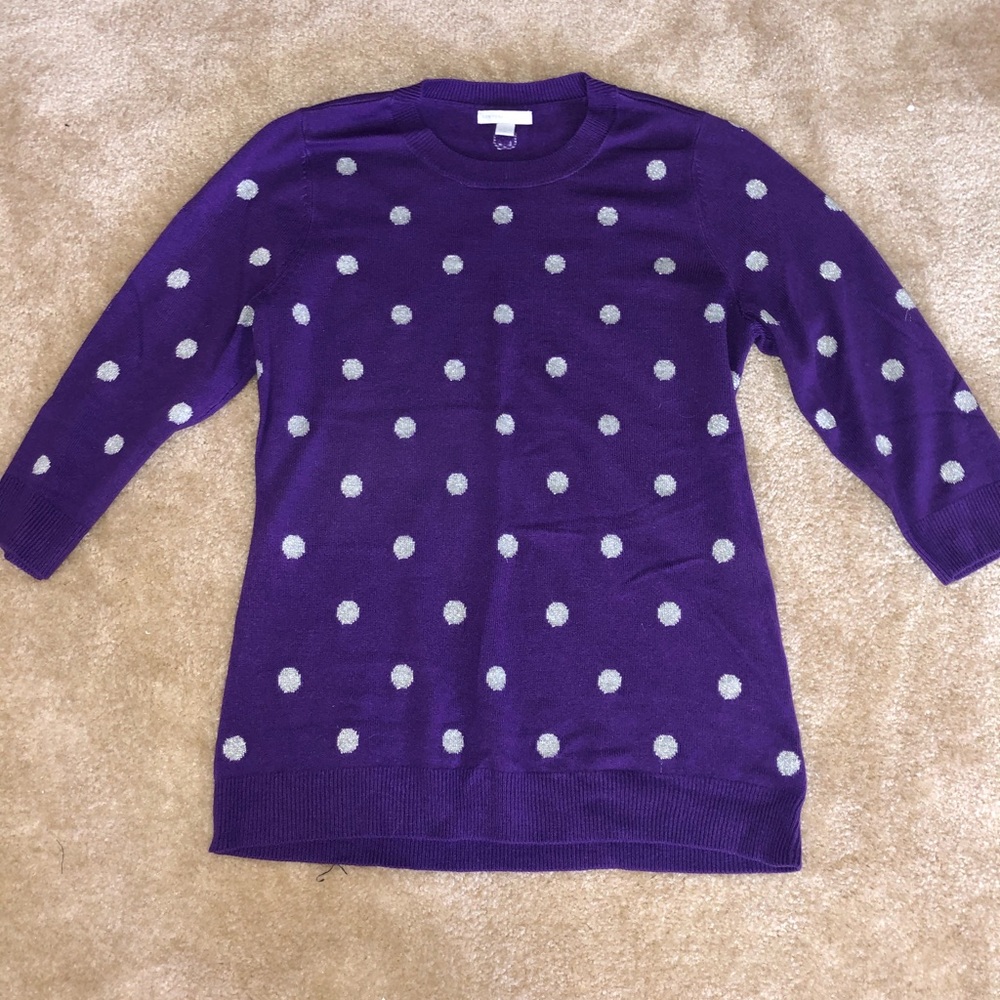 Polka dot sweater
